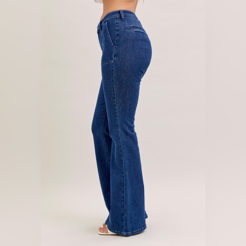 NEW BESTSELLER🤩🎉 Judy Blue High Waist Flare Jeans with Front Patch Pockets